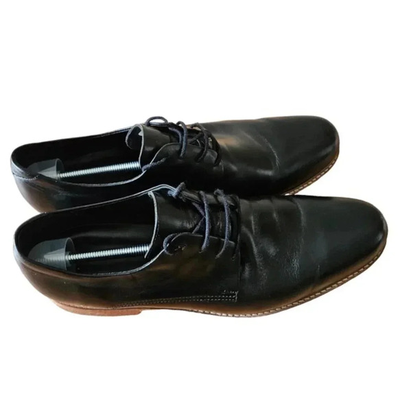 Airborn Argentinian Men's Formal Leather Black Shoes Size EU 45 US 12. - Picture 11 of 13